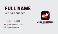 Message Carrier Business Card example 3