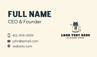 Cute Coffee Mug Business Card Design