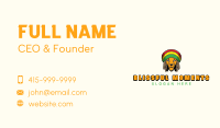 Lion Dreadlocks Rastafari Business Card Image Preview