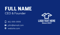 White Shirt Laundry House Business Card