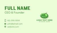 Grass Field Lawn Mower Business Card Design