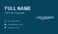 Resort Business Card example 4
