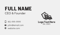 Heavy Machinery Business Card example 1