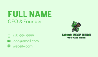 Chameleon Painter Mascot Business Card