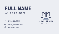 Blue Scale Law Firm  Business Card