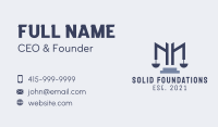 Blue Scale Law Firm  Business Card