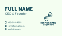 Hand Insurance Charity Business Card Image Preview