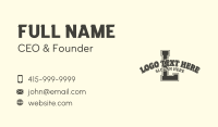 Sporty Business Card example 3
