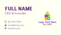 Preschool Toy Blocks Business Card