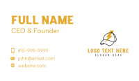 Thunder Baseball Cap Business Card Design