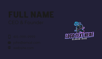 Character Playing Business Card example 1