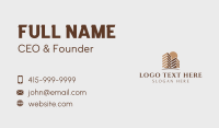 Two Tower Building Business Card Design