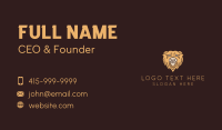 Wild Grizzly Bear Business Card Design