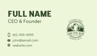 Gardening Grass Watering Can Business Card