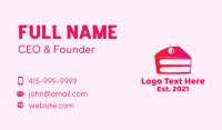 Cheesecake Business Card example 3