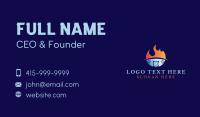 Temperature Business Card example 3