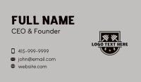 Barbell Fitness Training Business Card