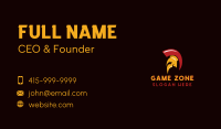 Spartan Warrior Gaming Business Card Image Preview