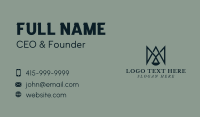 Initials Business Card example 2