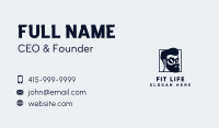 Handsome Guy Character Business Card Design