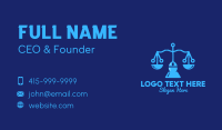 Justice Scale Tech  Business Card