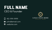 Floral Boutique Royalty Business Card Design