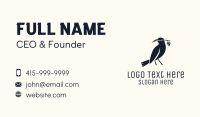 Blue Crow Grapevine Business Card