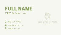 Eco Woman Face Business Card