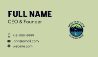 Mountain Forest Travel Business Card Design