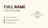Artisanal Botanical Gardening Business Card