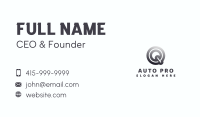 Creative Agency Letter Q Business Card