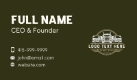 Delivery Truck Transport Business Card Design