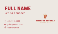 Flame Chicken Barbecue Business Card