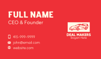 Red Sports Car Business Card Image Preview