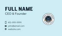 Sports Hockey Game Business Card