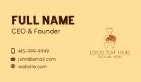 Monoline Bread  Baker Business Card