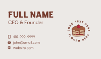 Chocolate Cherry Cake Business Card Design