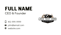 Excavator Loader Digger Business Card