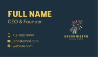 Fireworks Business Card example 4