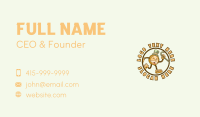 Money Coin Mascot Business Card