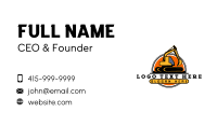 Excavator Machinery Digger Business Card