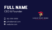 Spartan Helmet Business Card example 4