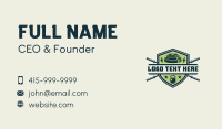 Gym Shield Bodybuilder Business Card