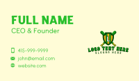 Baseball Shield League Business Card