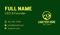 Yellow Mountain Peak  Business Card