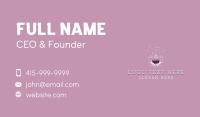 Artisanal Wellness Candle Business Card