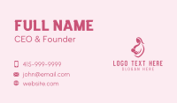 Child Mom Breastfeed Business Card Design