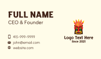 Hawaiian Business Card example 1