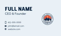 Alpine Mountain Hiking Business Card