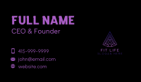 Architect Firm Pyramid Business Card